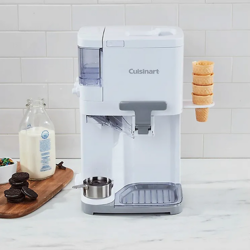 Máquina de Sorvete e Gelato Cuisinart 2.5 Litros + Brinde Livro com 60 Receitas de Gelato Italiano