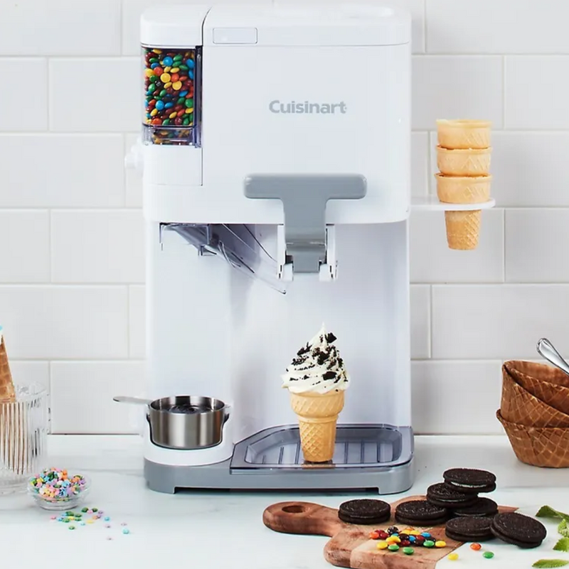 Máquina de Sorvete e Gelato Cuisinart 2.5 Litros + Brinde Livro com 60 Receitas de Gelato Italiano