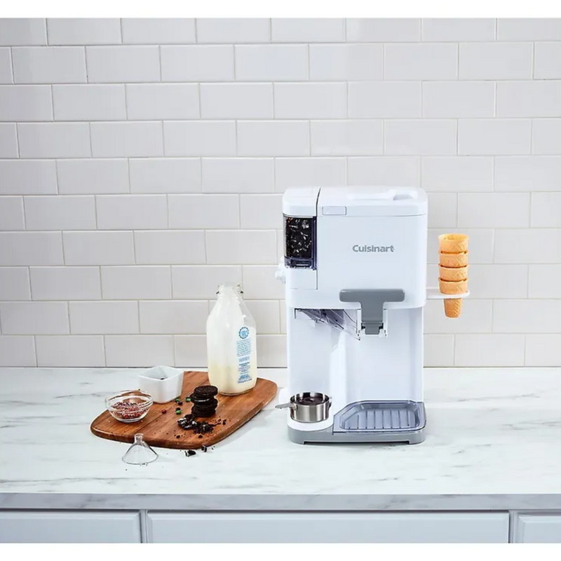 Máquina de Sorvete e Gelato Cuisinart 2.5 Litros + Brinde Livro com 60 Receitas de Gelato Italiano