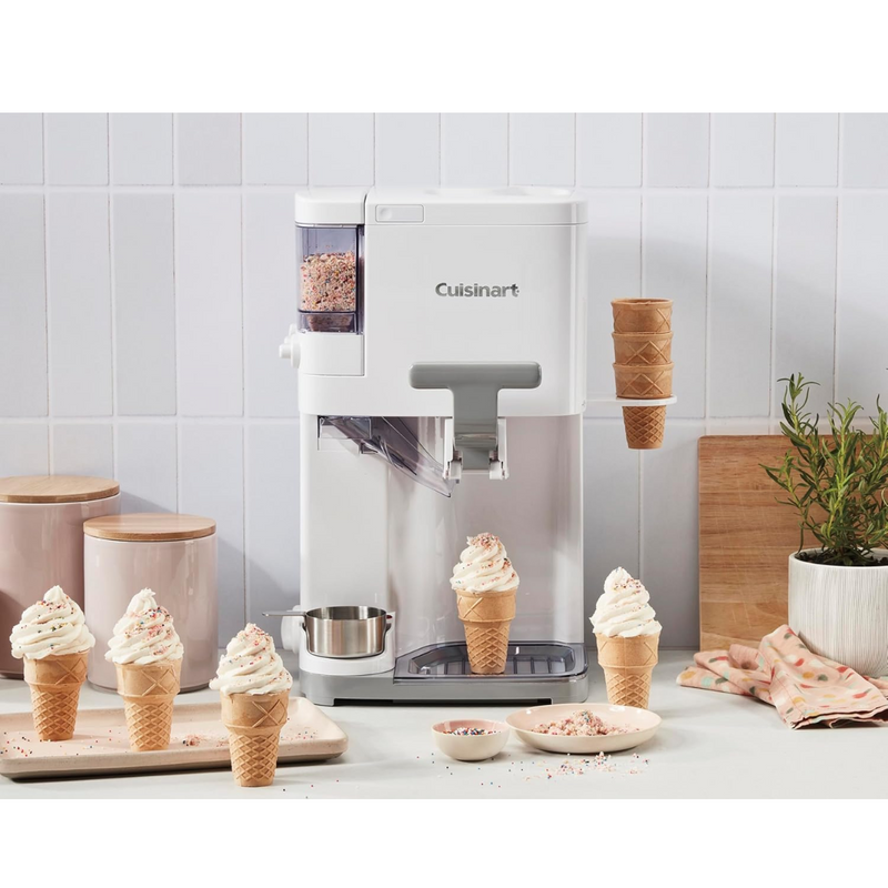 Máquina de Sorvete e Gelato Cuisinart 2.5 Litros + Brinde Livro com 60 Receitas de Gelato Italiano