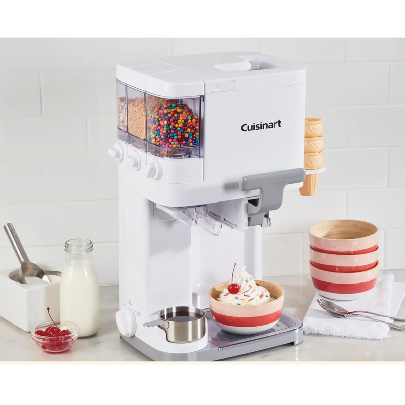 Máquina de Sorvete e Gelato Cuisinart 2.5 Litros + Brinde Livro com 60 Receitas de Gelato Italiano