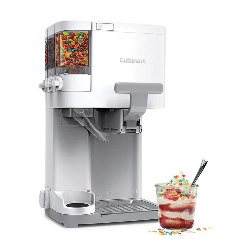 Máquina de Sorvete e Gelato Cuisinart 2.5 Litros + Brinde Livro com 60 Receitas de Gelato Italiano