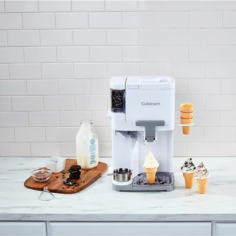 Máquina de Sorvete e Gelato Cuisinart 2.5 Litros + Brinde Livro com 60 Receitas de Gelato Italiano