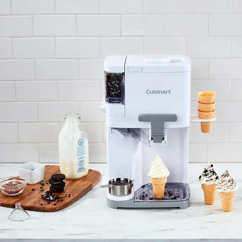 Máquina de Sorvete e Gelato Cuisinart 2.5 Litros + Brinde Livro com 60 Receitas de Gelato Italiano