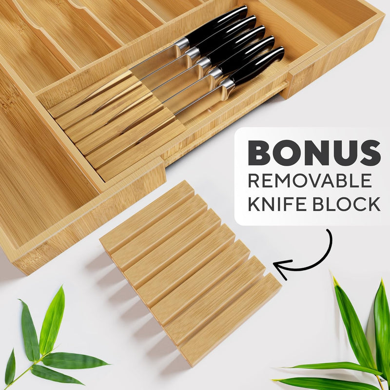 Organizador de Gavetas Bamboo Premium